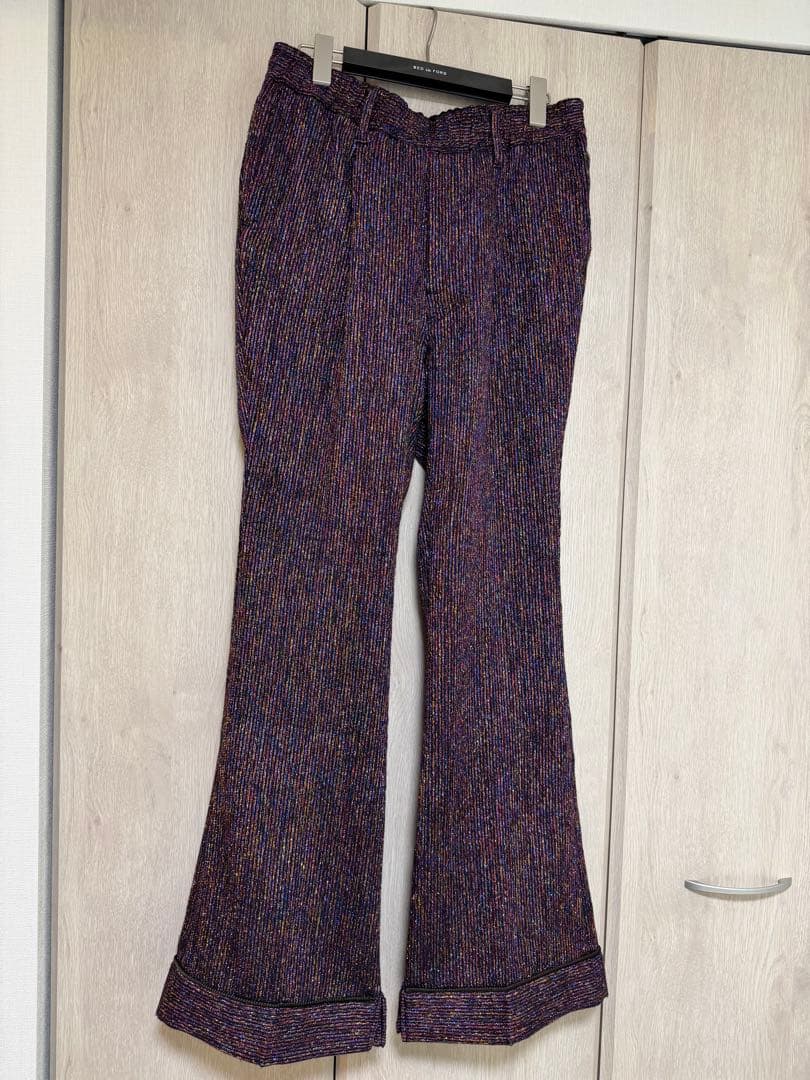 パンツ bed j.w. ford glitter flare pants