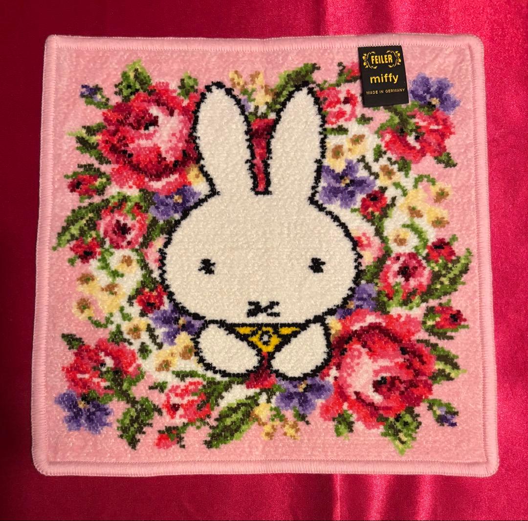 FEILER キティ ・ミッフィー クリームソーダ柄ハンカチ3枚・ぺぺランチ