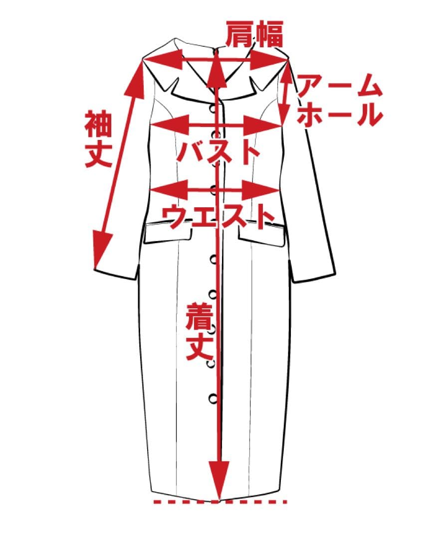 JENNE オードリーストレートワンピースS