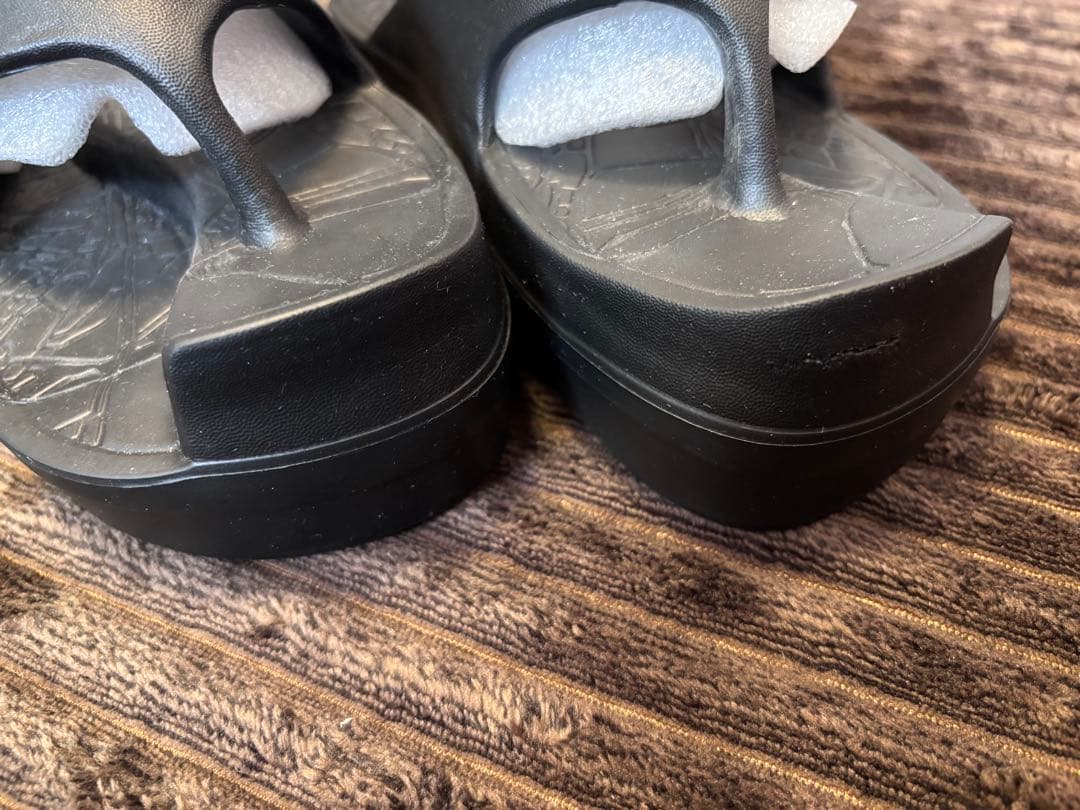 レディースM イージーサンダル ブラック