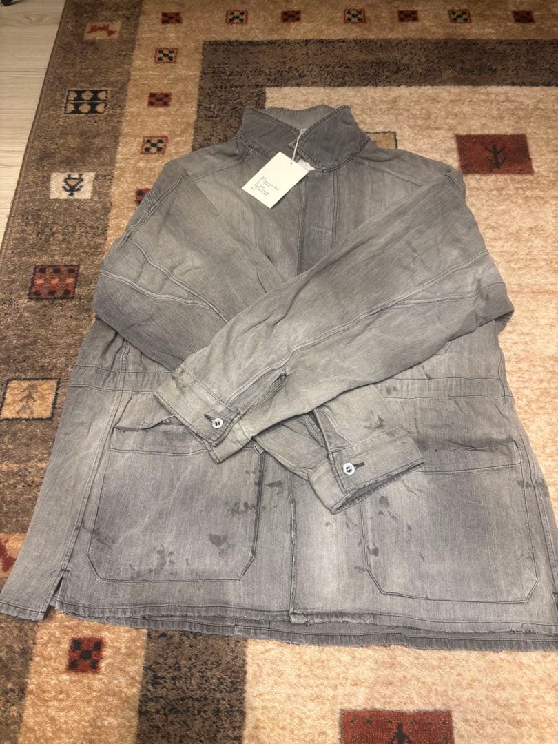 ジャケット・アウター ANCELLM 24AW AGING DENIM SHIRT JACKET