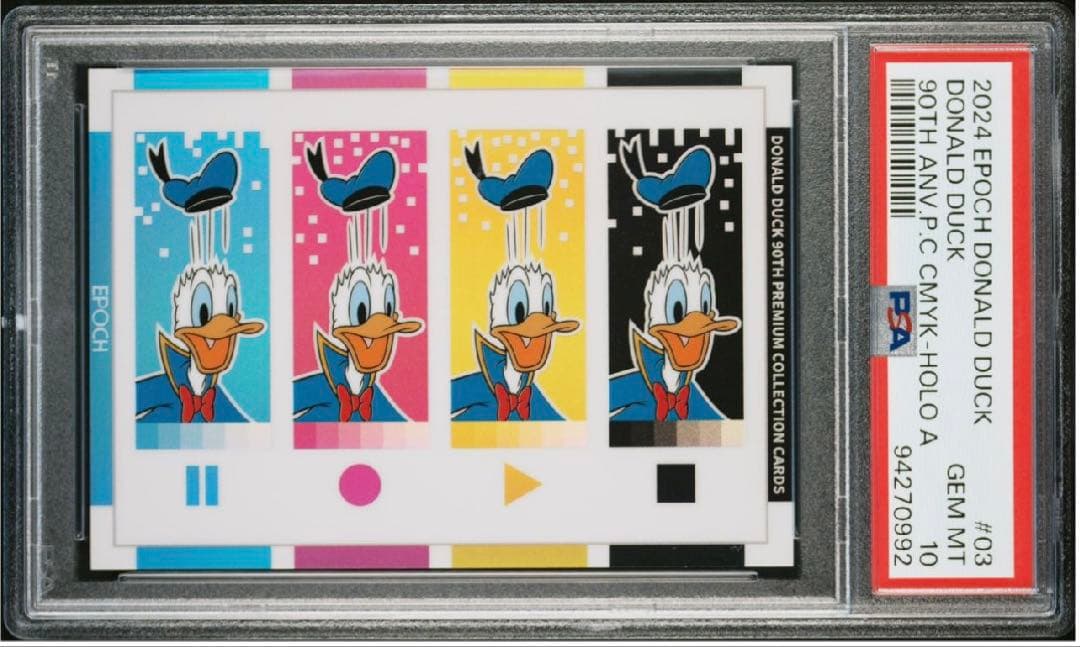 【PSA10】ドナルドダック 90周年プレミアムコレクションカード 99枚限定