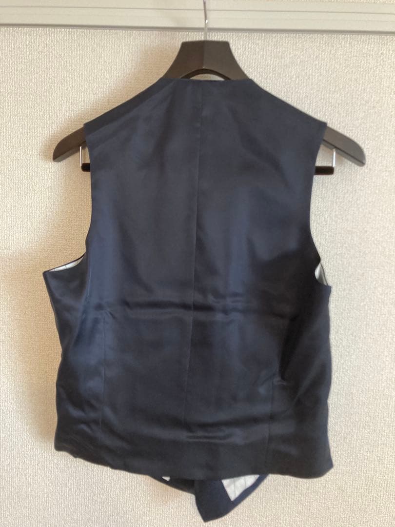 batak スリーピーススーツ　無地ネイビー