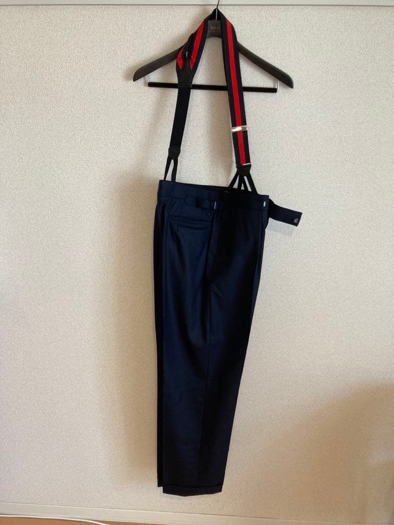 batak スリーピーススーツ　無地ネイビー