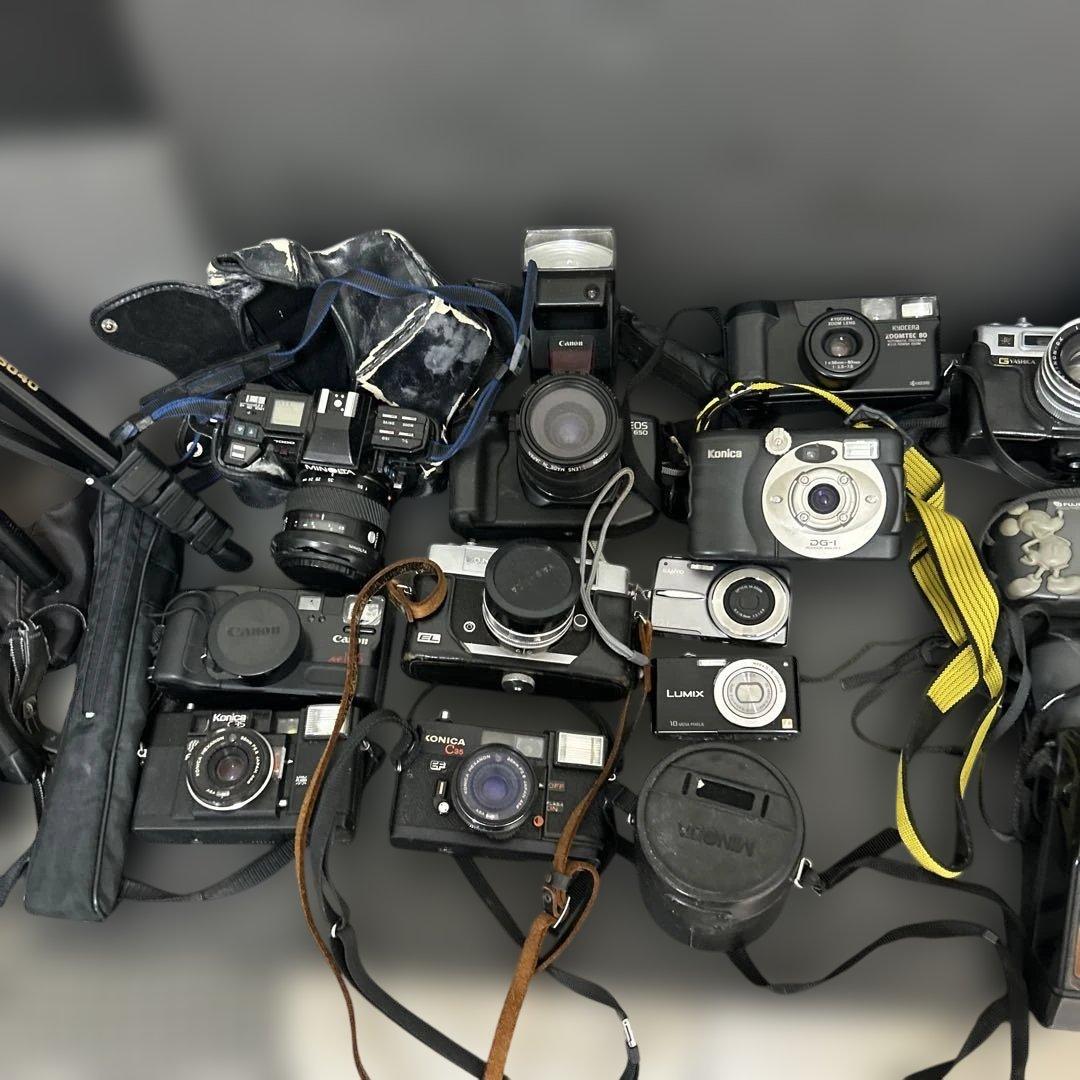 デジタルカメラ　フイルムカメラ　まとめ売り　キャノン　オリンパスその他