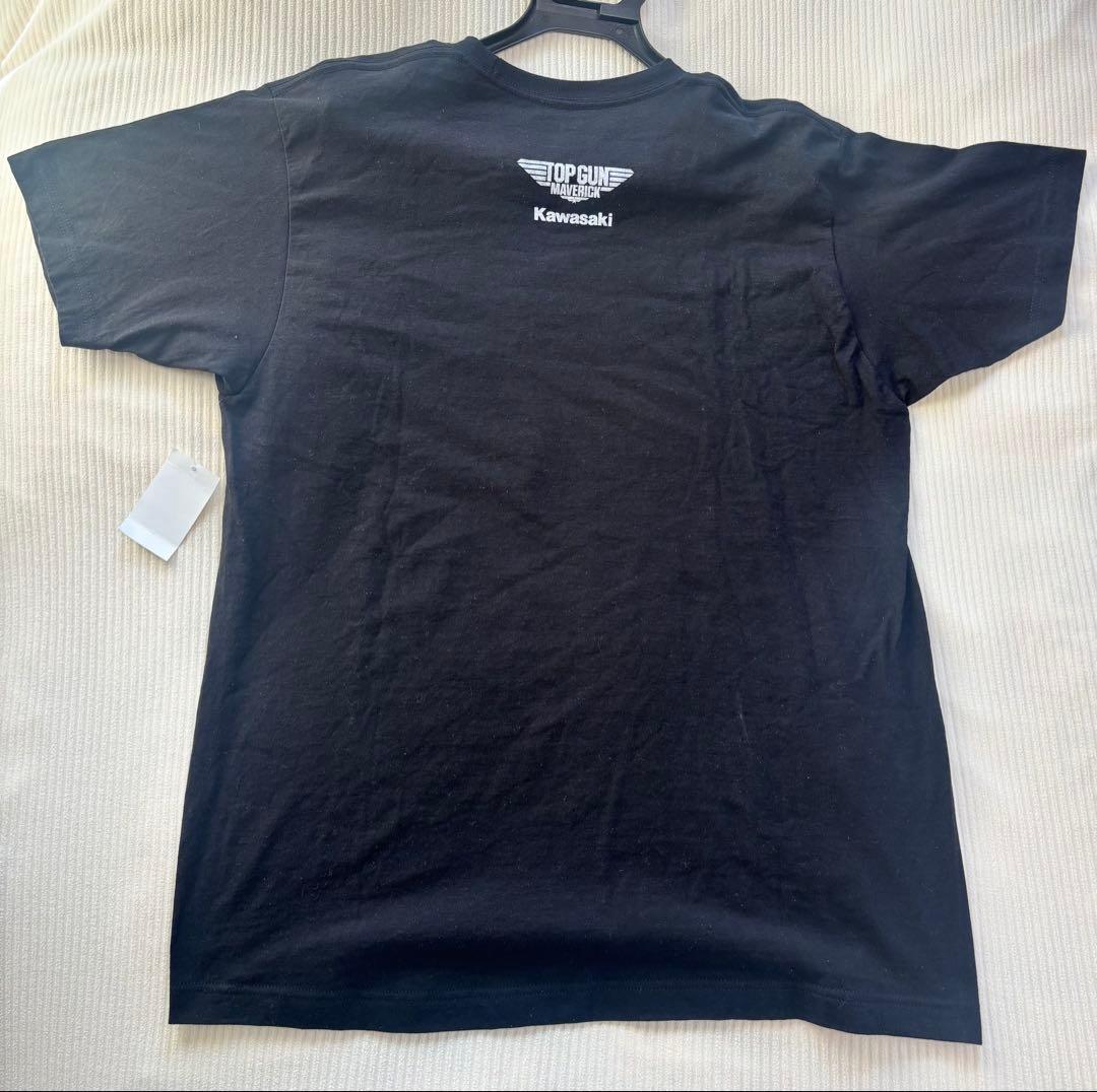 限定品-新品トップガン NinjaH2 Kawasaki公式 Tシャツ L