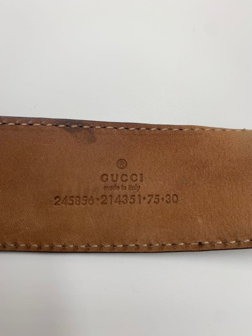 美品‼️GUCCI グッチ ベルトハートベルト ブラウン　レディース