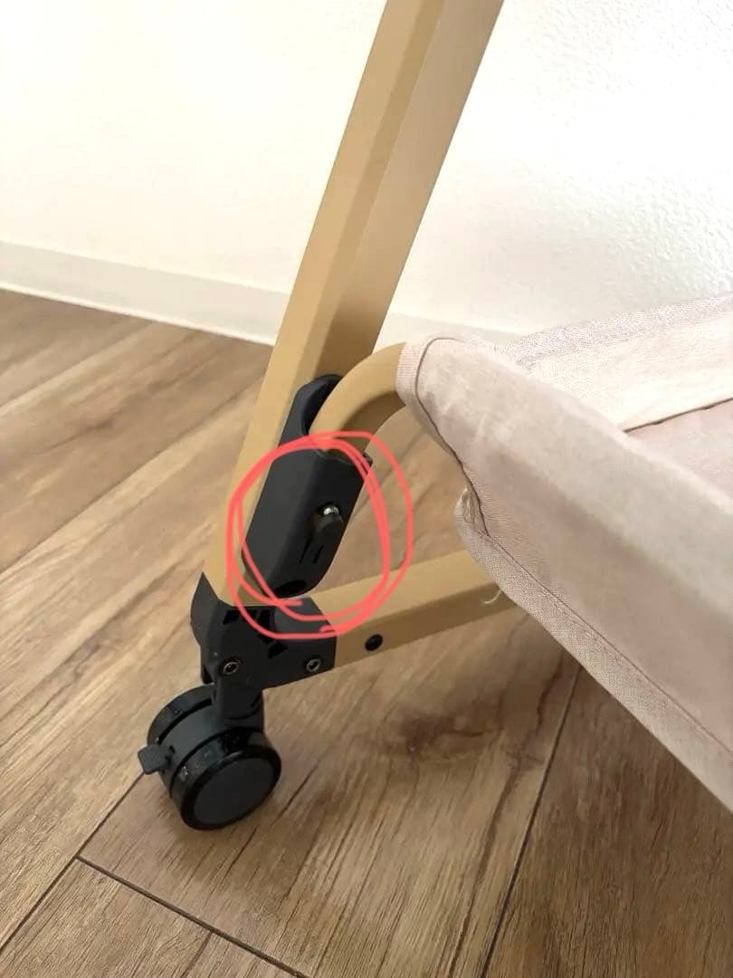 HZDMJ ベビーベッド ベージュ