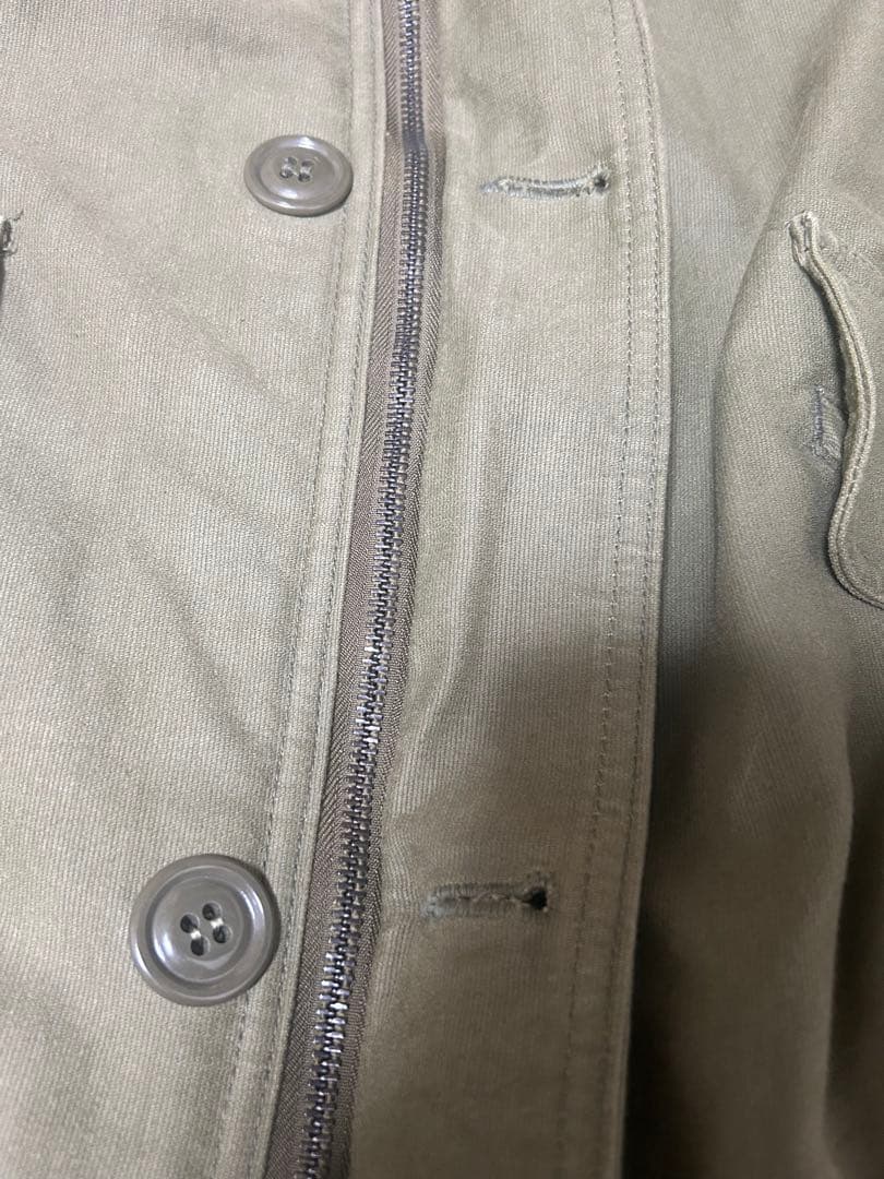 HOUSTON ヒューストン N-2デッキコート ミリタリー