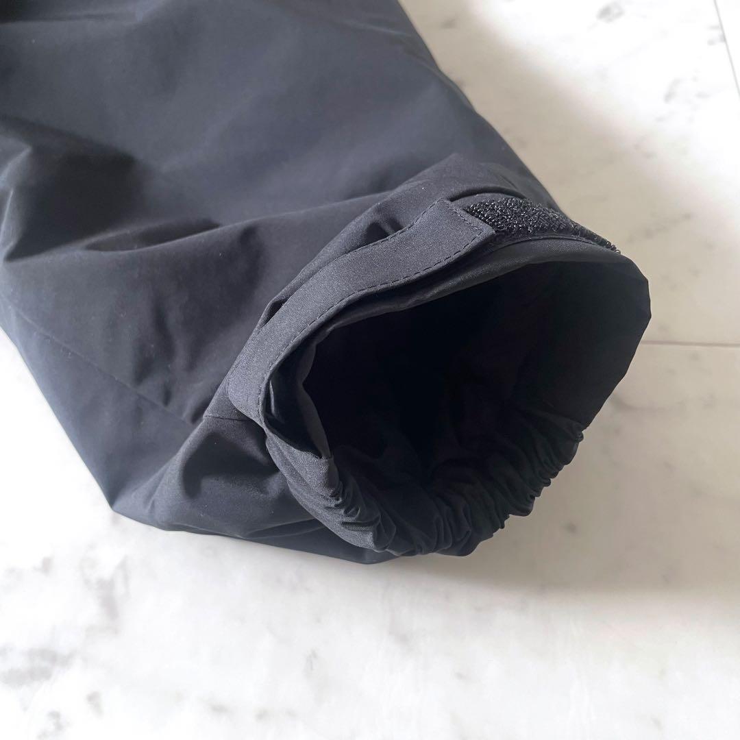 スローブイエナ ポリエステルタッサー中綿モンスターパーカーブルゾン ブラック