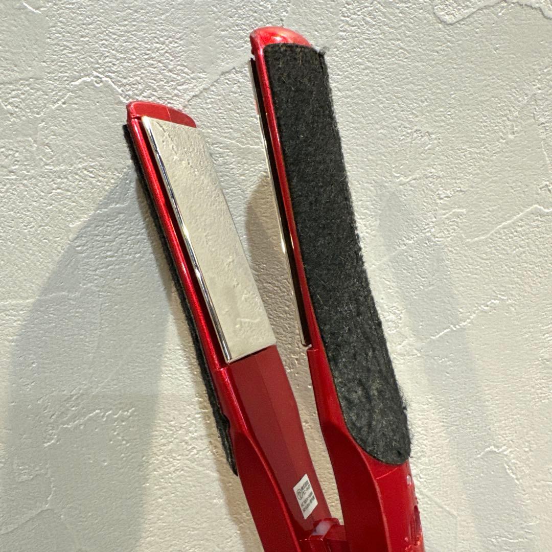 輝髪 HAIR COPE ストレートヘアアイロン レッド