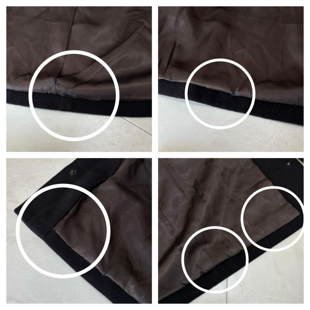 【白タグ・ピュアバージンウール】マックスマーラ　フーデッドコート　38サイズ