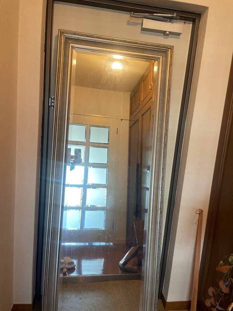 user_aaf4d732店舗什器　ヴィンテージ　スタンドミラー