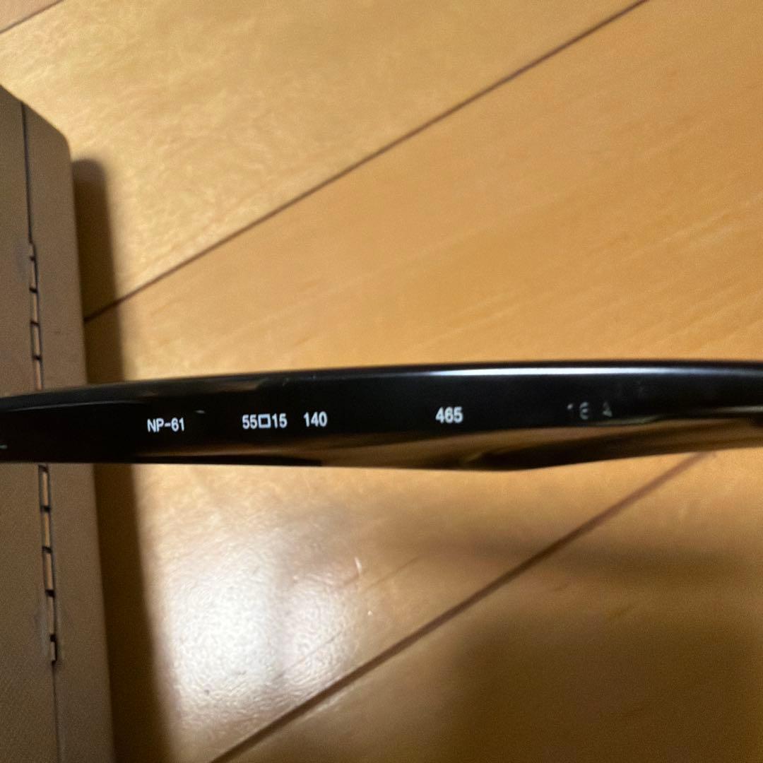 NP-61 ブラック サングラス ケース付き