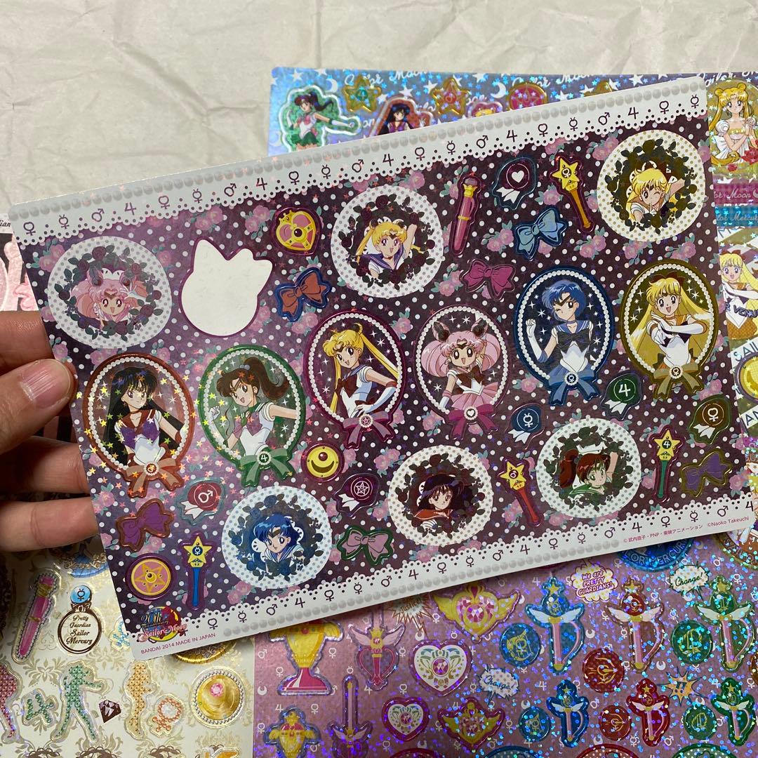 セーラームーン セーラー戦士 ジャンボカードダス 8枚セット 平成当時品