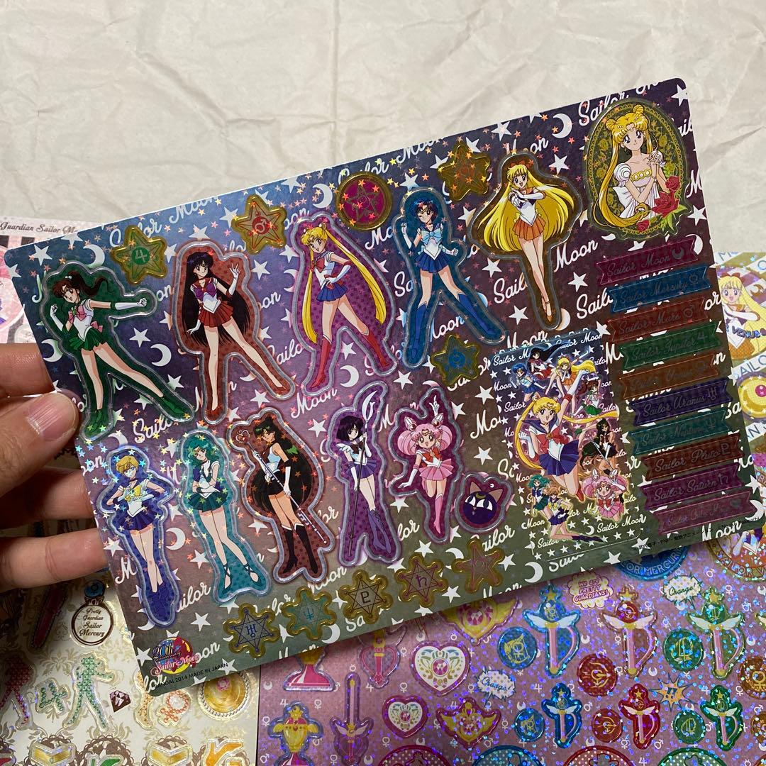 セーラームーン セーラー戦士 ジャンボカードダス 8枚セット 平成当時品