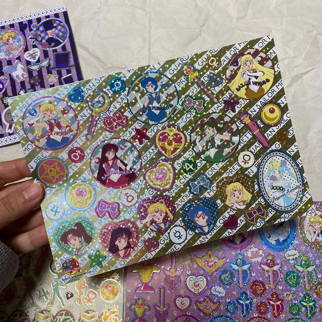 セーラームーン セーラー戦士 ジャンボカードダス 8枚セット 平成当時品