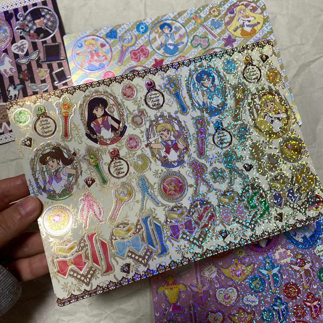 セーラームーン セーラー戦士 ジャンボカードダス 8枚セット 平成当時品