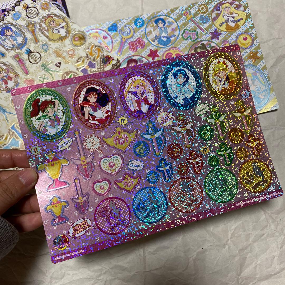 セーラームーン セーラー戦士 ジャンボカードダス 8枚セット 平成当時品