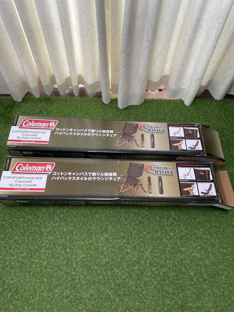 【週末限定値下】コンフォートマスター　キャンバススリングチェア　２脚セット