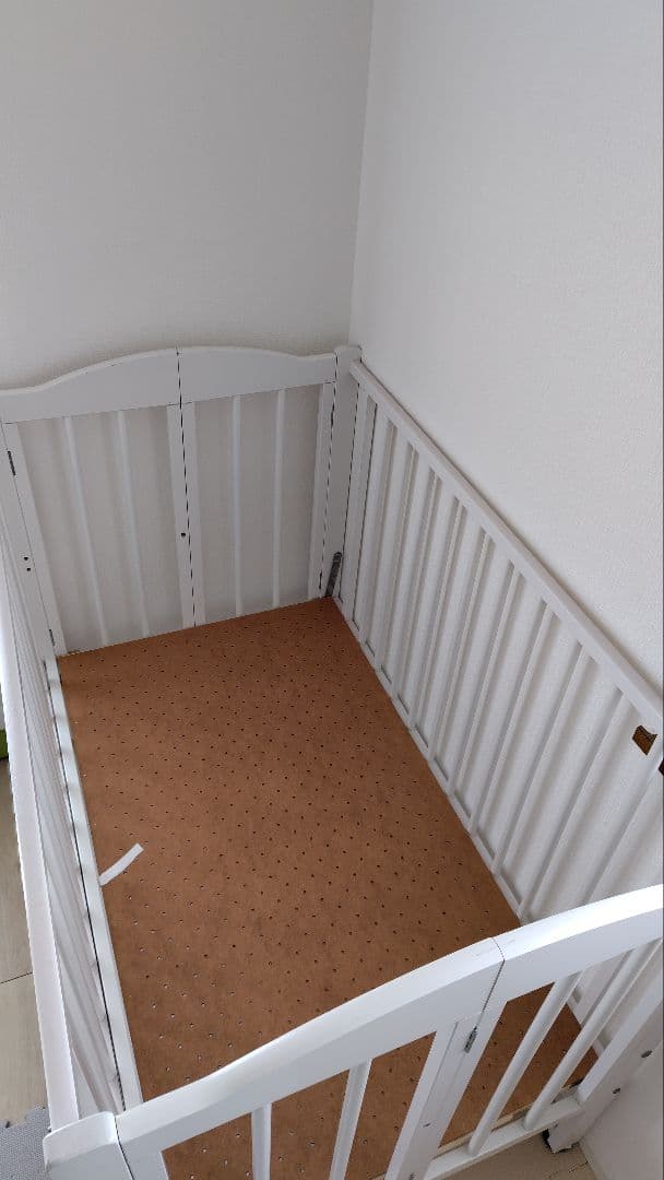 日本製ベビーベッド ハイベッド パル ホワイト 石崎家具