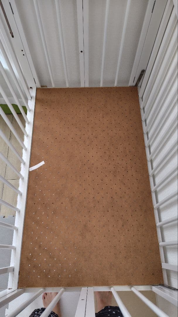 日本製ベビーベッド ハイベッド パル ホワイト 石崎家具