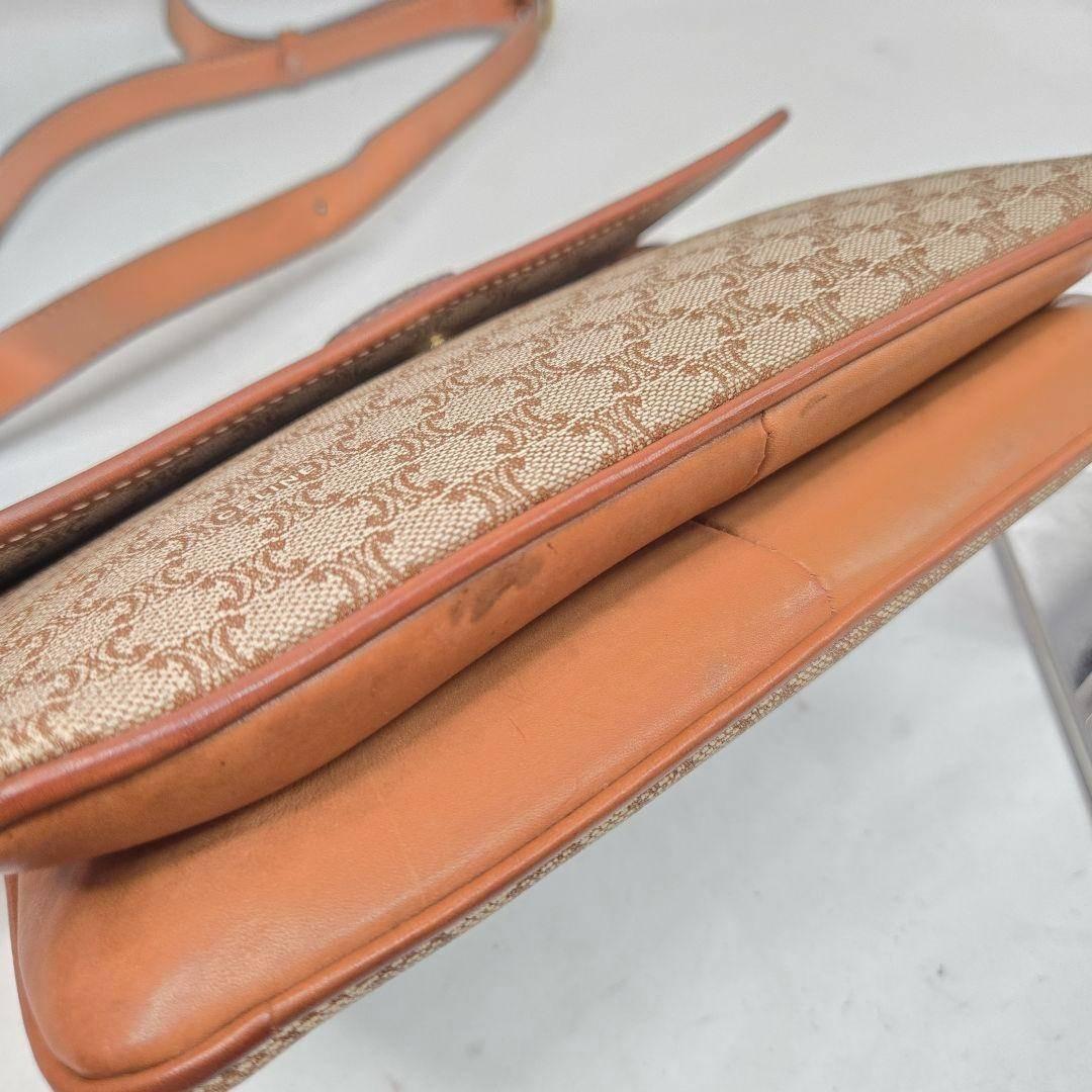 美品 CELINE ショルダーバッグ アコーディオン マカダム柄 トリオンフ