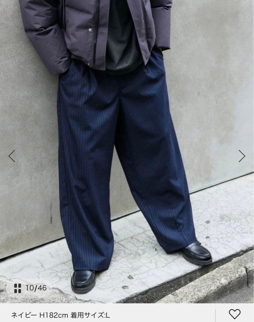 JOURNAL STANDARD TRモダンツイル ワイド スラックス