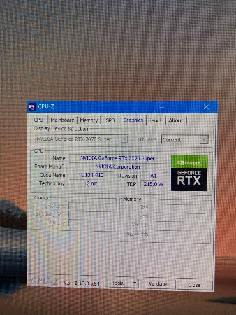 ゲーミングPC RYZEN7 5800X RTX2070SUPPER