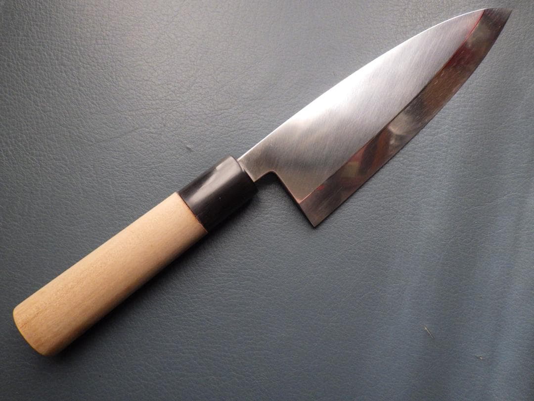 こ*ば様 INOX本焼/貞宗/出刃包丁/本水牛天然木柄★オリジナル鞘付属★