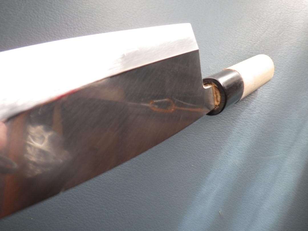 こ*ば様 INOX本焼/貞宗/出刃包丁/本水牛天然木柄★オリジナル鞘付属★