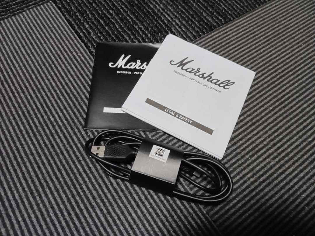 「中古美品」Marshall　EMBERTON　エバートン　黒