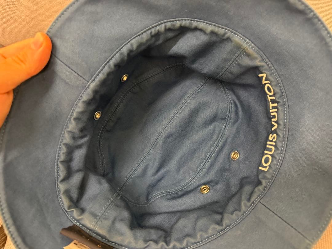 マ*ト様 ルイヴィトン ボネ モノグラム エッセンシャル デニム LV バケット