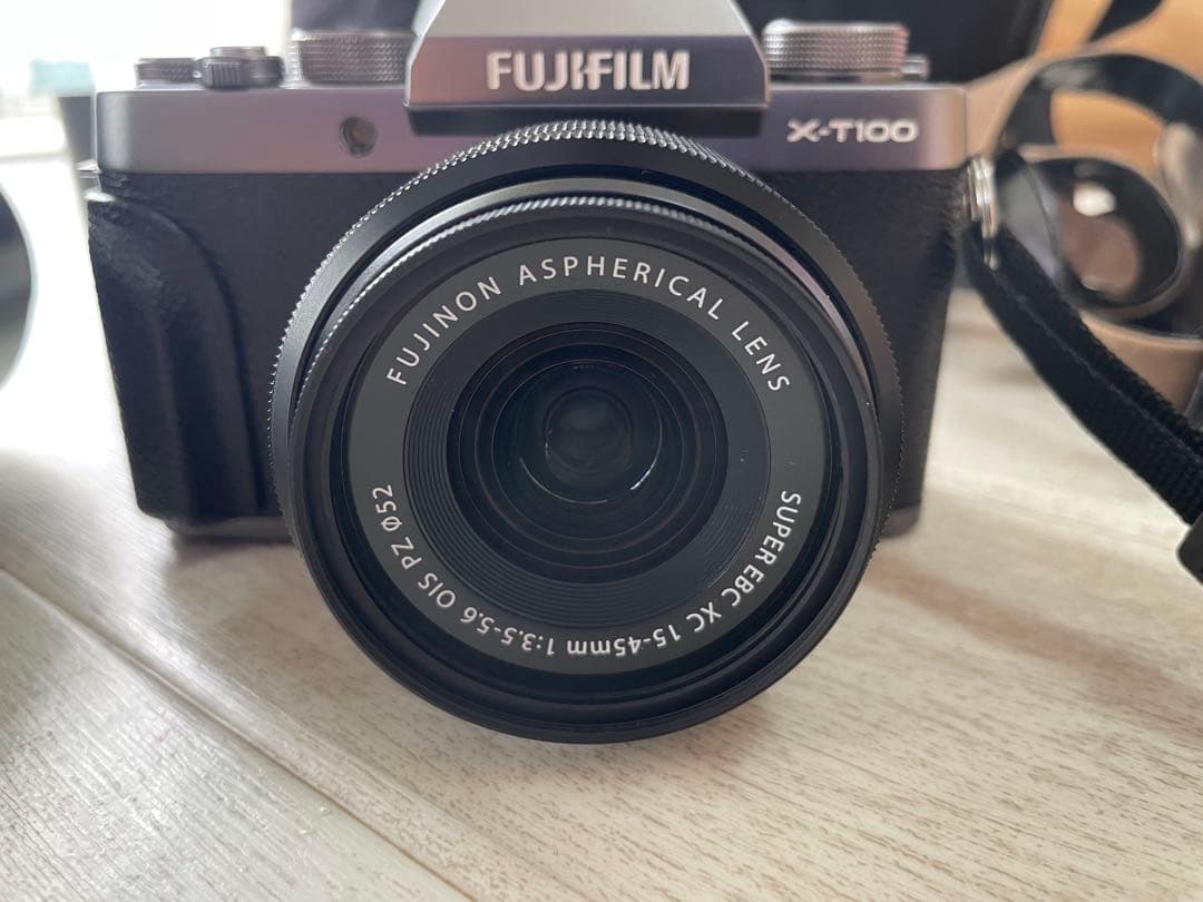 Fujifilm X-T100 ミラーレス一眼　ダークシルバー