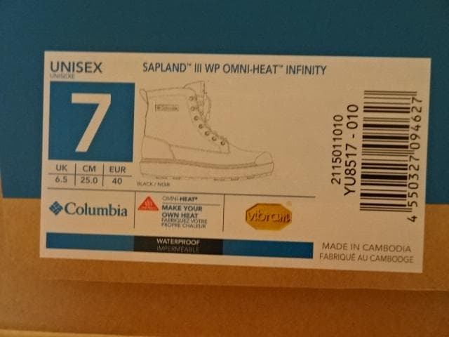 【匿名配送】Columbia コロンビア スノーブーツ YU8517-010