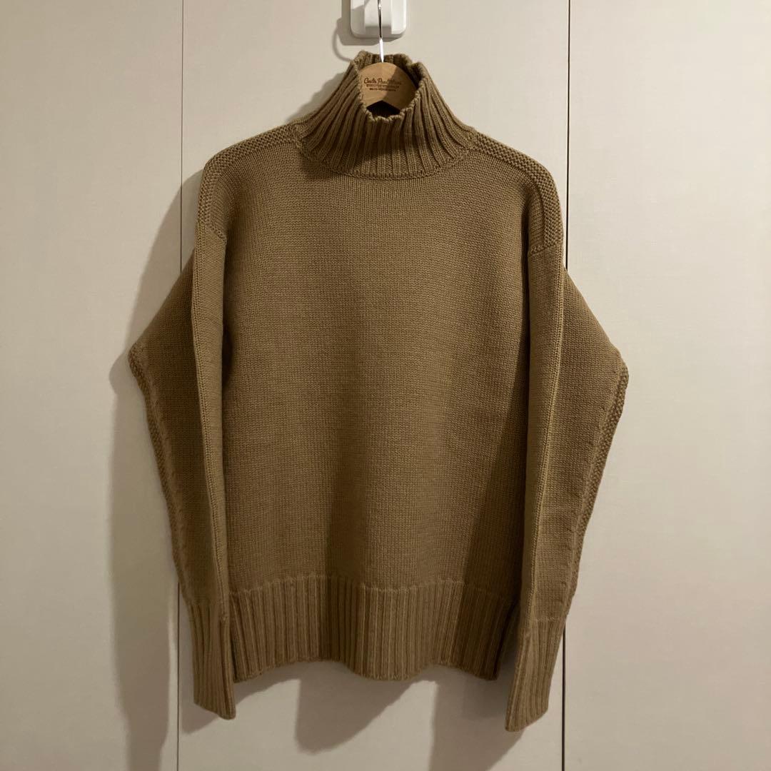 Butcher Products ハイネックニット 44 ベージュ