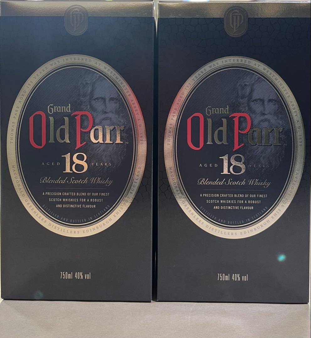 【新品未開封】オールドパー 18年ウイスキー 750ml 2本セット