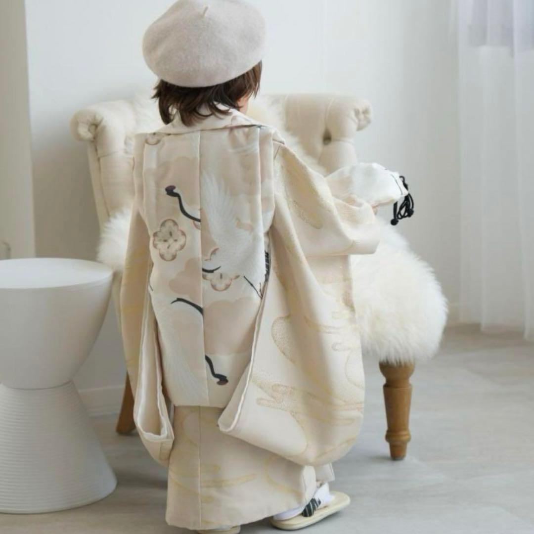 【utatane】【大人気カラー】七五三３歳用被布コートセット【即購入可】