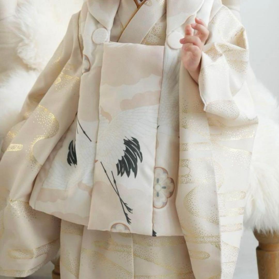 【utatane】【大人気カラー】七五三３歳用被布コートセット【即購入可】