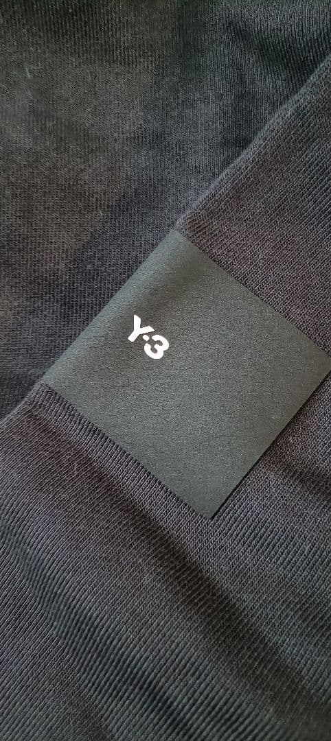 Y-3 ブラック クルーネック スウェット Mサイズ