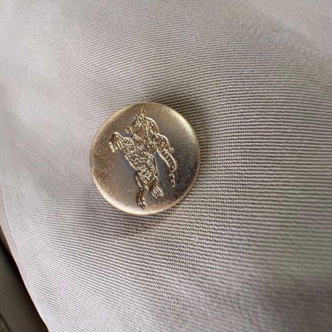 90s バーバリー スウィングトップ 7AP 金ボタン ベージュ ノバチェック