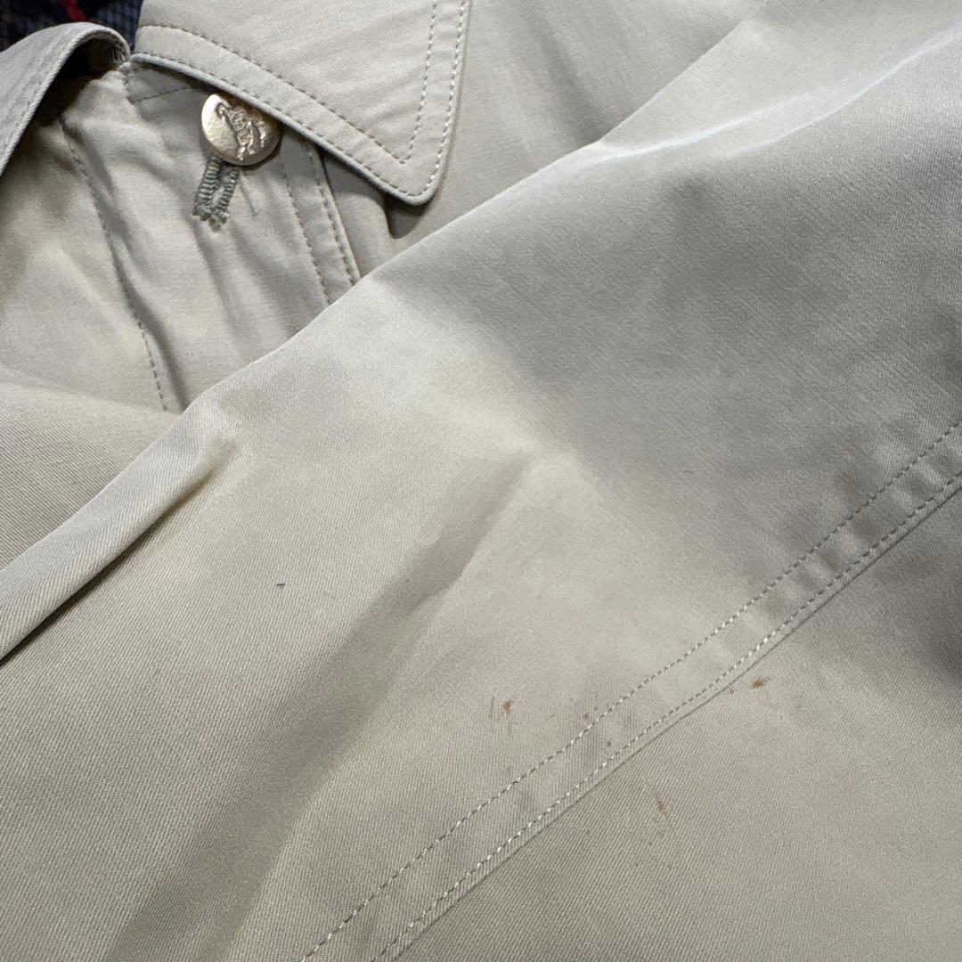 90s バーバリー スウィングトップ 7AP 金ボタン ベージュ ノバチェック