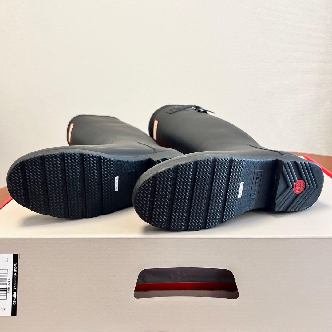 Hunter レインブーツ　リファインドブーツ　23cm 24cm 大草直子