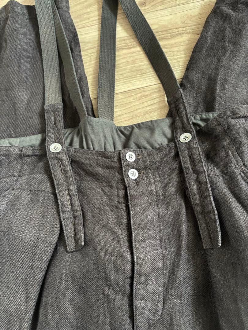 nest Robe リネンツイルサスペンダーパンツ