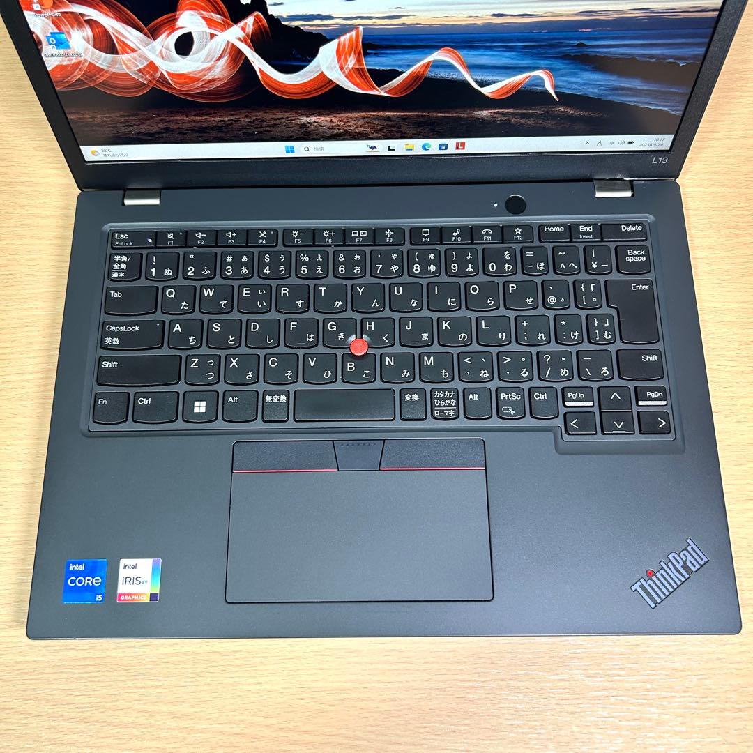美品 Lenovo ThinkPad L13 Gen4 i5 16GB オフィス