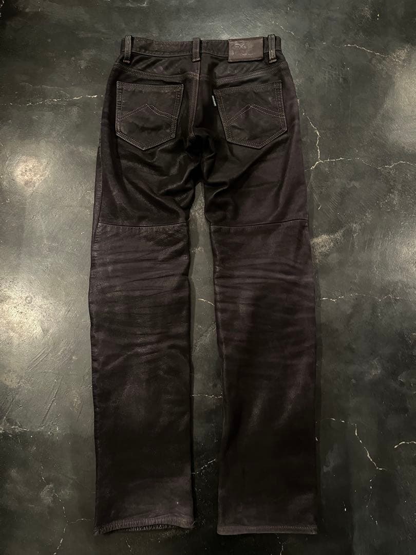 クシタニ　レザーパンツ　エクスプローラジーンズw28 レディース