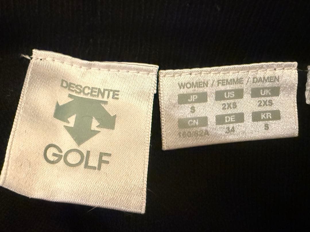 DESCENTE GOLF セーター、スカート　セットアップ