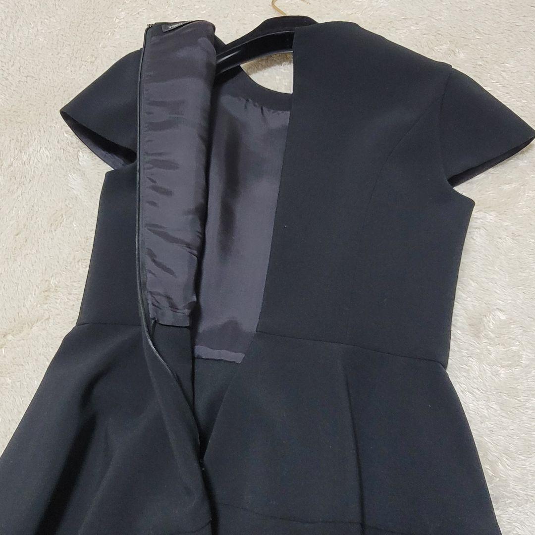 極美品✨YOKO CHAN ヨーコチャン パール バルーンワンピース ブラック