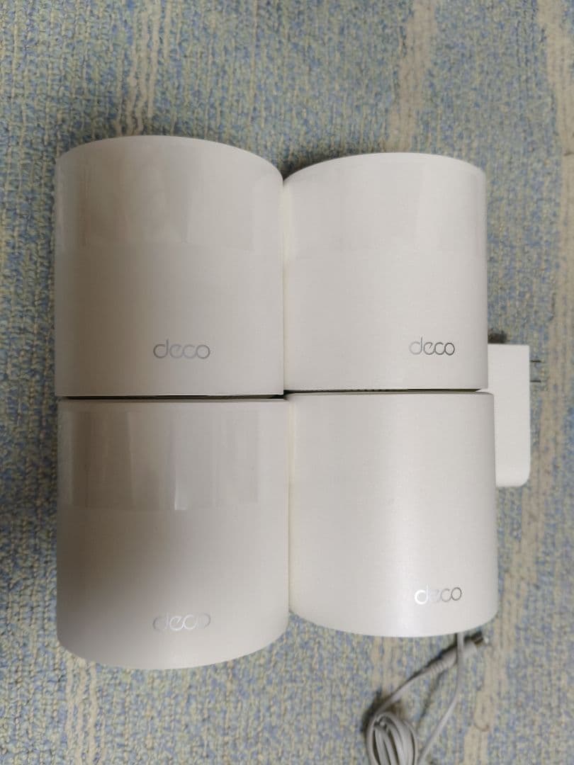 tp-link Deco X60 4台+ACアダプタ3台 メッシュWi-Fi6