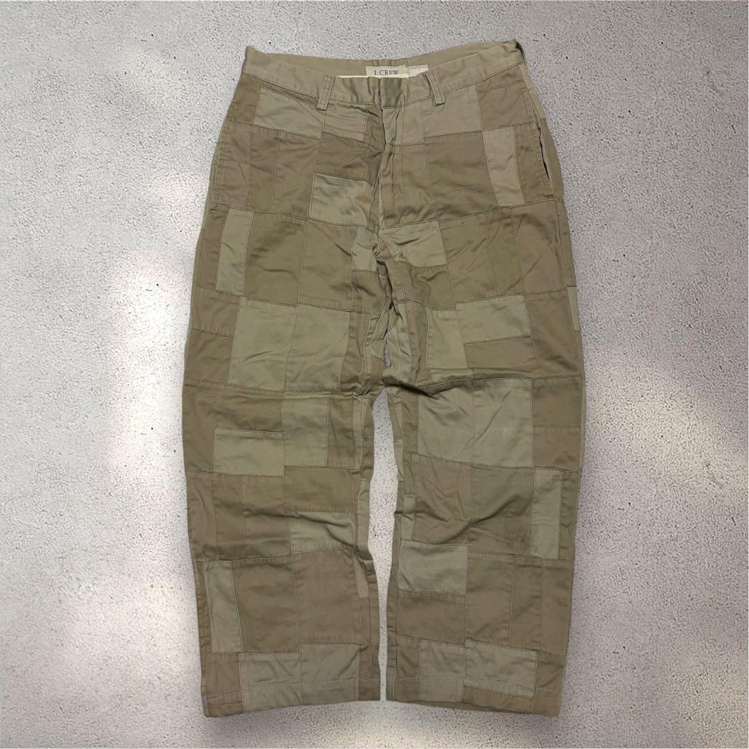 名作 90's J.CREW Patchwork Chino Pants 30